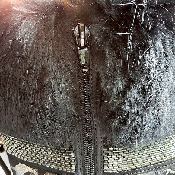 Coach Lizzie Signature Faux Fur Winter Boots Black Size 9 EUC - Picture 13 of 15